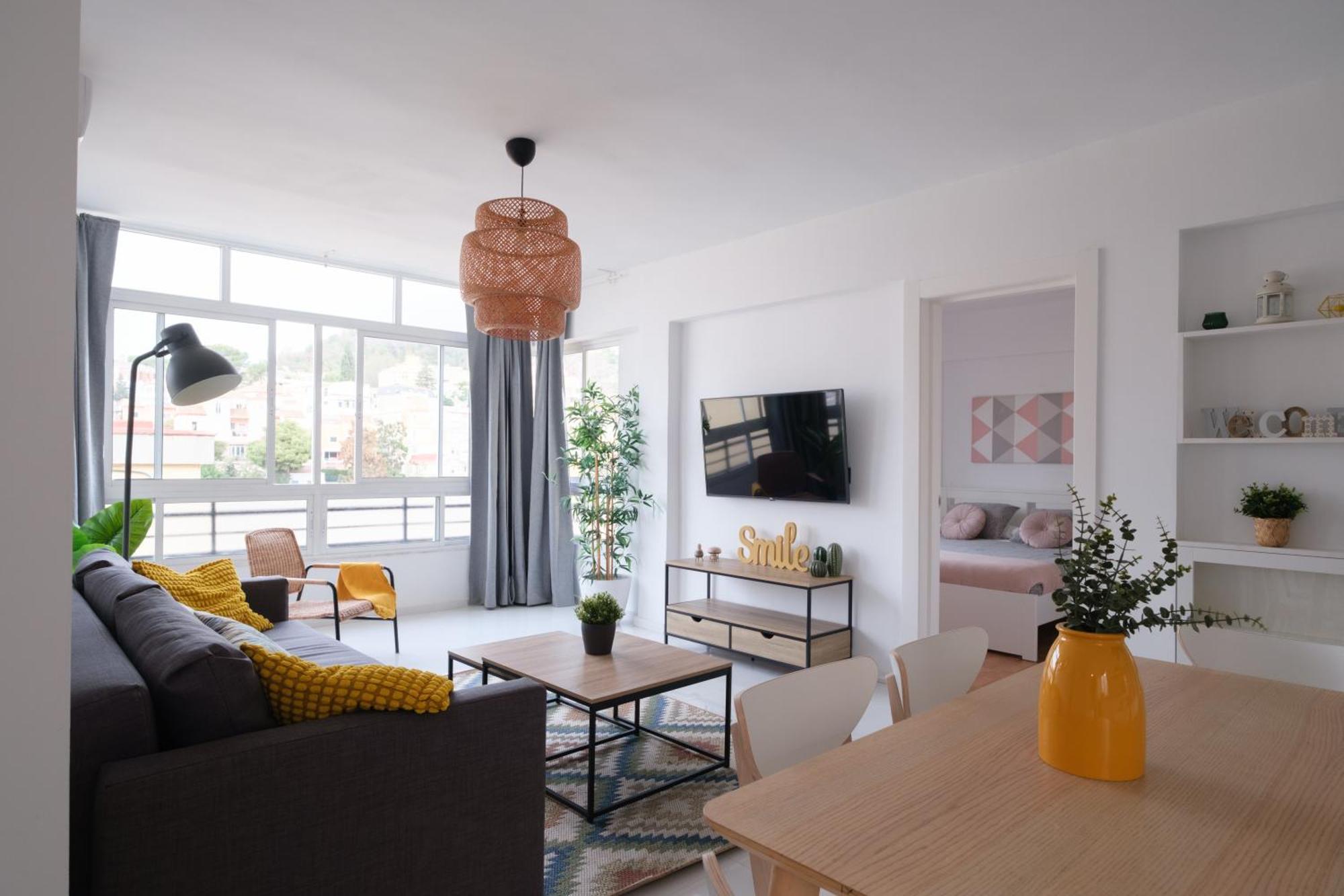 Wonderful Central Apartment Panoramics Views Wifi Malaga Zewnętrze zdjęcie